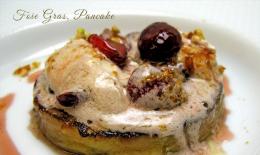 フォアグラのパンケーキ チェリーソース