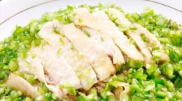 蒸し鶏のさっぱり青唐辛子掛け★★/☆