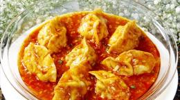 四川風辛味餡かけ揚げ餃子（8個）★