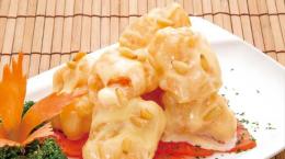 大海老の中華風フライマヨネーズソース和え