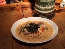 和風シーフードパスタ
