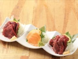 イチオシ！馬刺し3種盛り