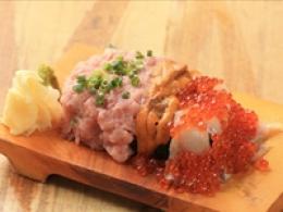 「陣」特製！こぼれ寿司