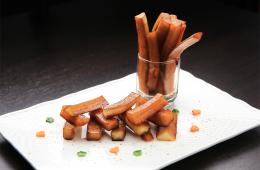 大根の一夜醤油漬け