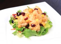 海老の果実入りマヨネーズ仕立て