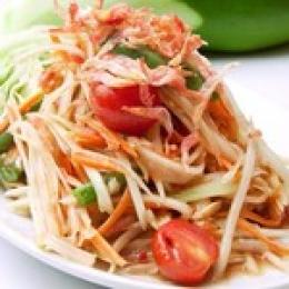 青パパイヤのサラダ	