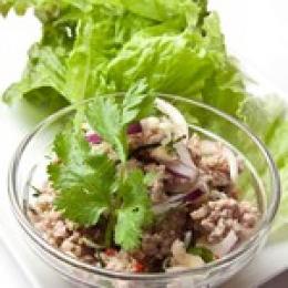 レモングラスと豚挽き肉のさっぱりレタス	