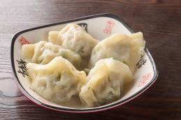 茹でエビ水餃子  