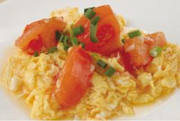 トマトと玉子の強火炒め