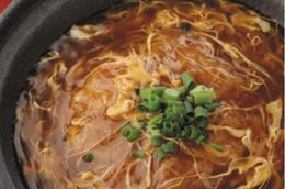 ふかひれ入りあんかけ炒飯