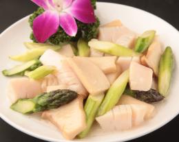 炒干貝（生の貝柱炒め）