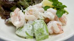 エビとアボガドの マヨネーズソース