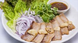 島豚と自家製島ラー油